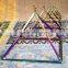 one set quartz crystal singing pyramid for healing therapy energy