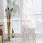 New Collection Design Organza Fabric Embroidery Window Curtain