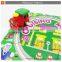 Cheap wind up puzzle train track slot toy