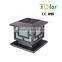 Outdoor pillar lights led solar lights solar fence post lights