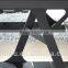 2016 Living room latest design manufacturer cheap steel glass coffee table