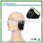 bluetooth black PU leather earmuffs with wireless headphones