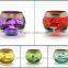 Glass tea light holder,ball shaped vase ,votive candle holder