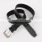 Mens new suit genuine lrather belt with pin reversible buckle
