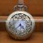 Antique brass music pocket watch steampunk quartz necklace pocket watches