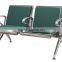 Upholsteried stainless steel medical waiting room chairs