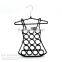 The HEAD black flocked scarf hanger,shirt scarf