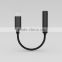 for iPhone 7 7 Plus Earphone Headphone Cable Adapter for iPhone IOS Interface to 3.5mm Female Jack Aux Audio Cable