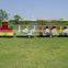 Kids trackless barrel trains rental for parties for sale