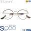 High Quality Round Optical Prescription Glasses Frames Retro Gold Metal Eyeglasses Frame 66JG004