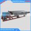 Small vibrating table for gold ore separation