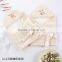 Newest soft air layer coloured cotton baby swaddle blanket