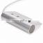 Silver Super Speed Premium Aluminum 4 Ports USB 3.0 Hub