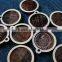 20mm setting size vintage style natual log wood bezel round pendant charm DIY findings supplies 1411145
