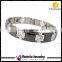 Magnetic stainless steel bracelet with stone,bio magnetic bracelet
