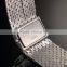 Elegant Fashion Analog Silver Brass Tassel Bracelet Women Watch