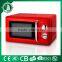 2016 compact capacity elegant white housed microwave oven red made in china