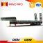 Factory director heavy machine transport trailer, 20ft flatbed semi trailer and 40ft 3 axle low bed semi trailer