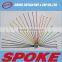 High quality cheap bicycle/motorcycle colour spray plastics twisted spoke