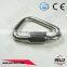 Rigging Hardware Stainless Steel Triangle nickel Plated Delta Shaped Quick Link For Wire Rope