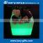 Multi functional lighted planter pot rechargeable plastic led vase