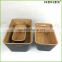 Bamboo Stacking Storage Boxes Kitchen Storage Boxes Homex BSCI/Factory