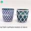 blue glass centerpieces with great price