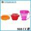 Foldable silicone cup, folding cup, FDA beer cup