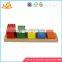 wholesale cheap children wooden shape stacking toy cute wooden shape stacking toy for training kids intelligence W13D027