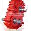 agricultural helical gearbox for grain transportation
