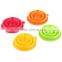 High Quality 1pc New Mini Silicone Gel Foldable Collapsible Style Funnel Hopper Kitchen cooking tools