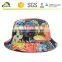 Beach Tropical Hawaiian Palm Tree Pineapple Bucket Hat Fishing Outdoor Sun Cap