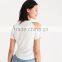 MGOO Latest Design Flora Embroidered T Shirt For Women Top Brand Raglan Sleeve Casual Wear T-shirts