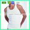 95% cotton and 5% spandex mens white vest