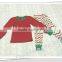 2015 Christmas Pajamas Outfits Gigle Moon Remake Persnickety Kids Unisex Stripe Red Sets