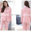 Ms age season cardigan pajamas women long sleeve cotton 2017 new leisurewear suit factory wholesale casual and comfortable