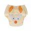 fox pattern soft cotton washable baby cloth diaper nappy