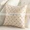 Home Embroidered Grid Pillow Boster Case Sofa Cushion Cover