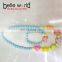 Custom Design Heart Shape bead kids bracelet and necklace Sets