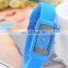 2017 new square dial Digital Jelly Silicone Bracelet Sports Wrist Watch multicolor Women Men Watch