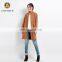 Hot Sale Knitting Baseball Long Jacket Coat Woman Winter