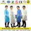 Poly/cotton antistatic smock,5mm grid Cleanroom ESD smock