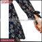 New Customized V-neck Short Floral Print Adult Jumpsuits Long Sleeve Ladies Black Jumpsuit