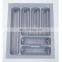 Stainless steel korean cutlery,white handle