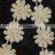 100%cotton new design flower embroidery lace trim