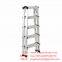 Aluminum double sided ladder 5 steps