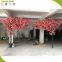 Wedding Pink 200 Cm Height Wood Material Artificial Cherry Blossom Tree