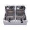 Stainless Steel Countertop Chip Deep Fryer Machine Commercial Electric Fryer For Restaurant   WT/8613824555378