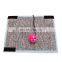 Cat square scratching mat toy with bell for cat claws grinding chair leg protector