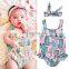 Hot Sale Boutique Cactus Pattern Baby Girls Swimwear Fashionable Kids Swim Suit